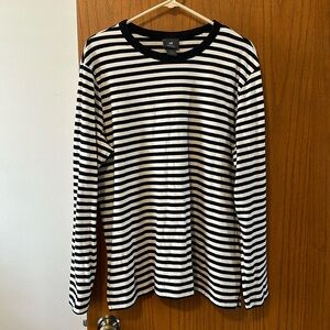 Striped long sleeve shirt